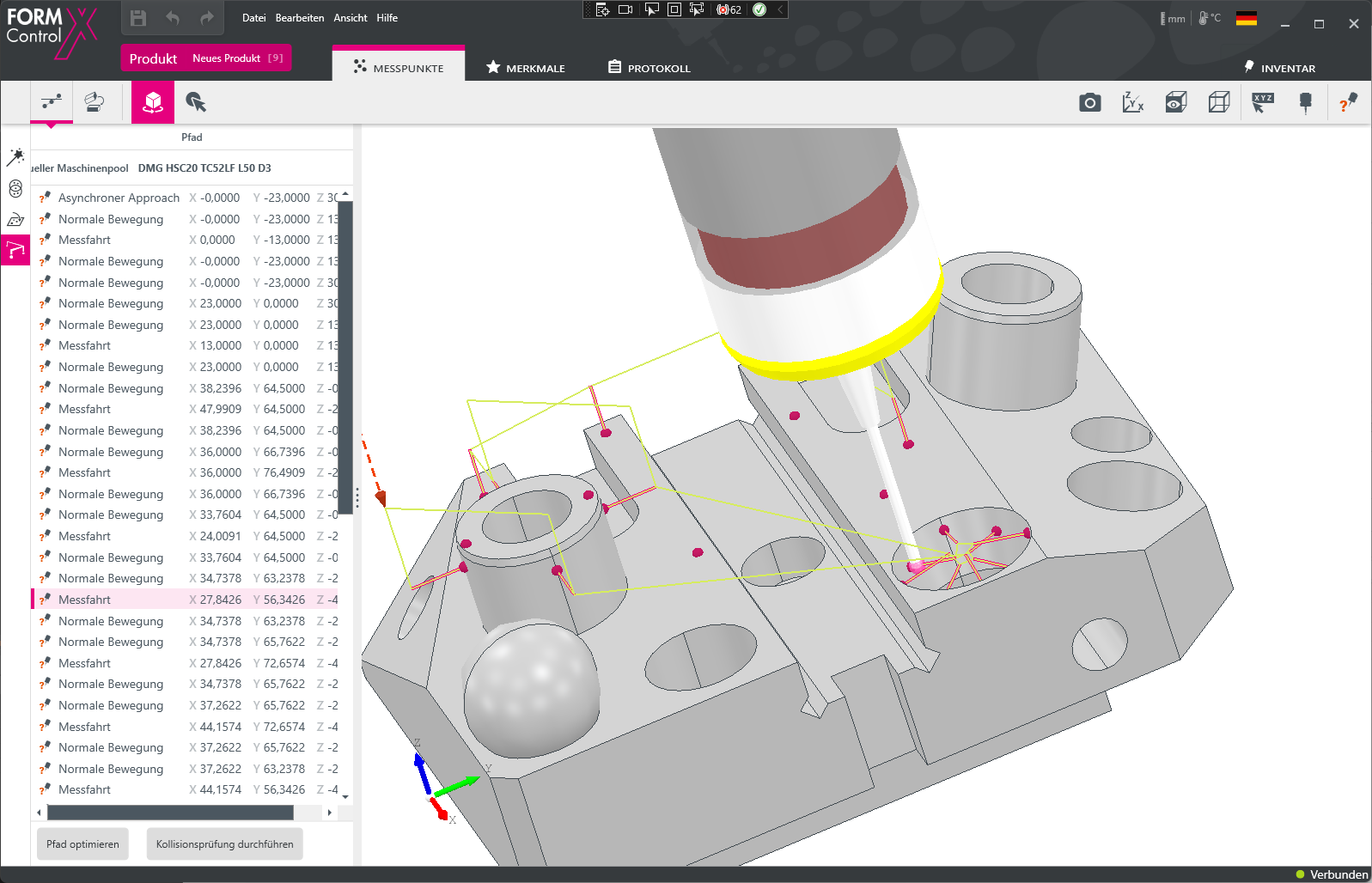 FCX Model Screen