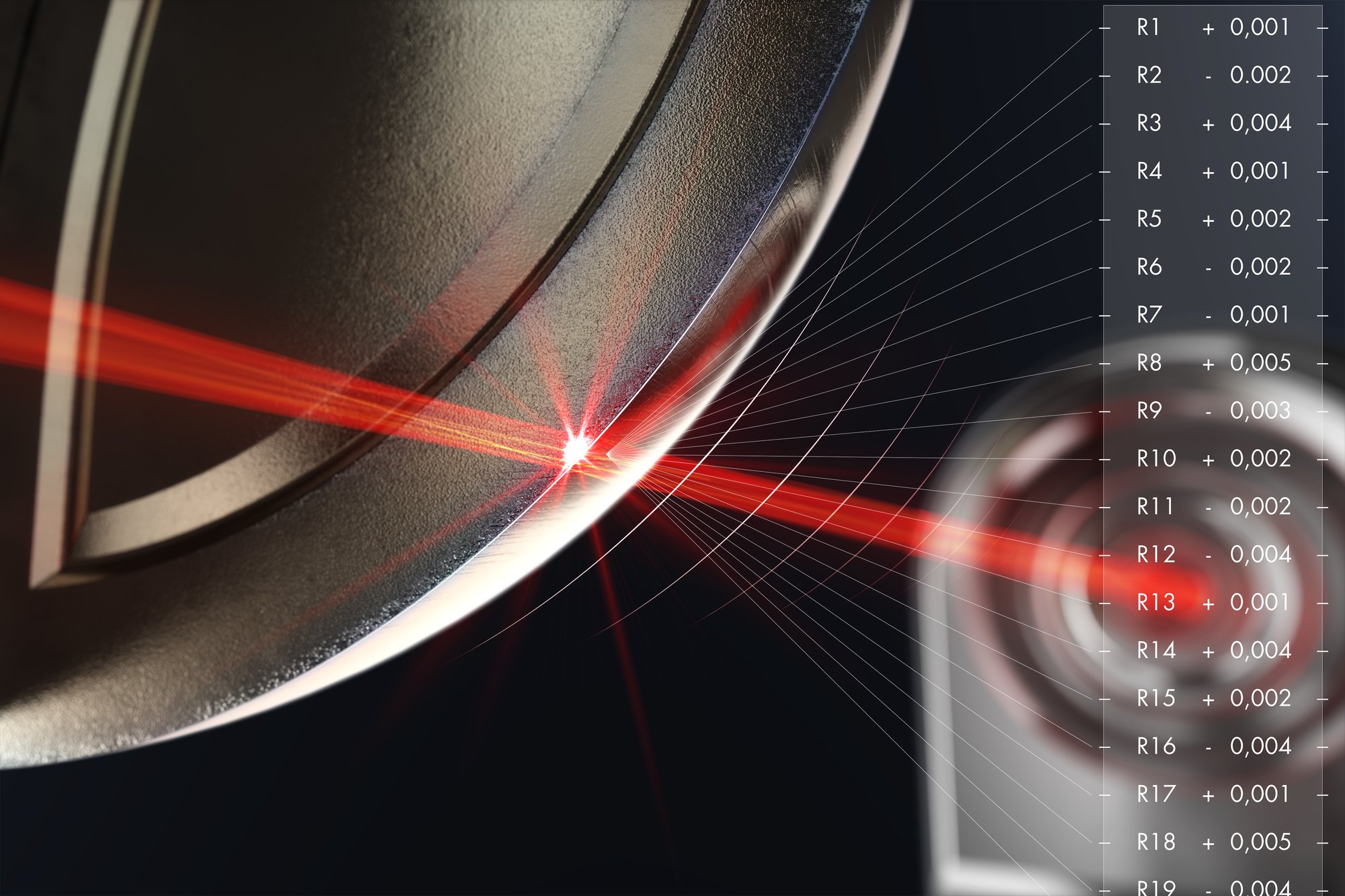 Tool measurement with the LC50DIGILOG laser measuring system